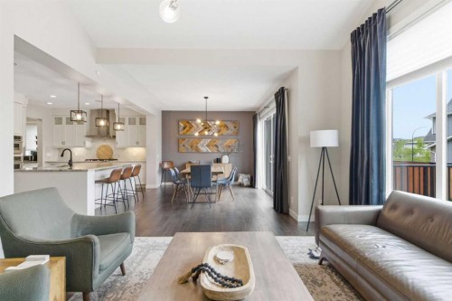 134 Cranbrook Circle Se, Calgary, AB - Indoor Photo Showing Living Room