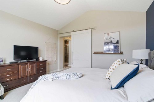 134 Cranbrook Circle Se, Calgary, AB - Indoor Photo Showing Bedroom