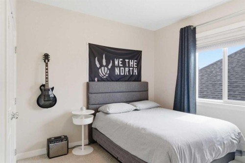 134 Cranbrook Circle Se, Calgary, AB - Indoor Photo Showing Bedroom