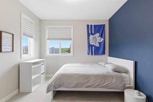 134 Cranbrook Circle Se, Calgary, AB - Indoor Photo Showing Bedroom