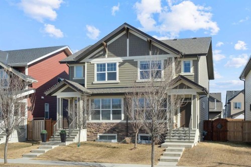 849 Mahogany Boulevard Se, Calgary, AB - Outdoor With Facade