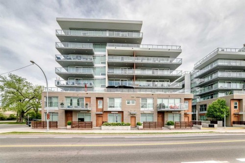 2105-1234 5 Avenue Nw, Calgary, AB - Outdoor With Facade