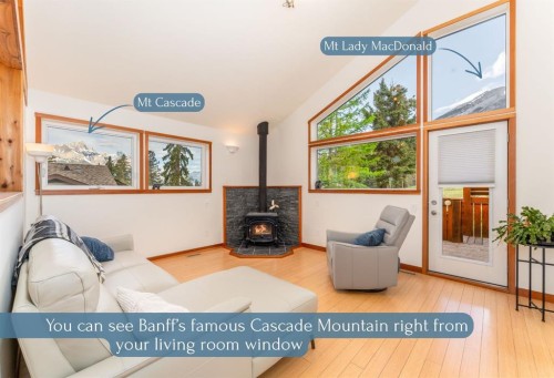 132 Settler Way, Canmore, AB - Indoor With Fireplace