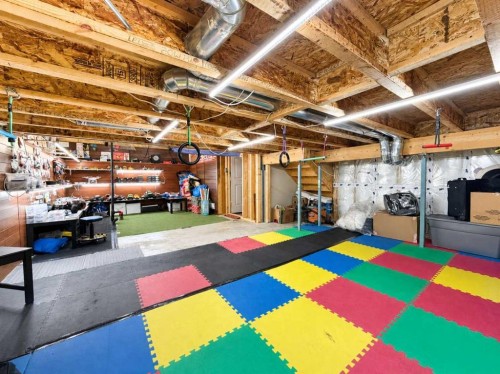 129 Cimarron Grove Circle, Okotoks, AB - Indoor Photo Showing Basement