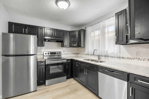 35 Bermuda Drive Nw, Calgary, AB - Indoor Photo Showing Kitchen With Stainless Steel Kitchen With Double Sink