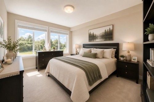 210-1005A Westmount Drive, Strathmore, AB - Indoor Photo Showing Bedroom