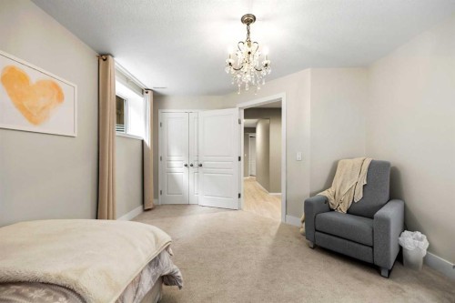 138 Cranwell Close Se, Calgary, AB - Indoor Photo Showing Bedroom