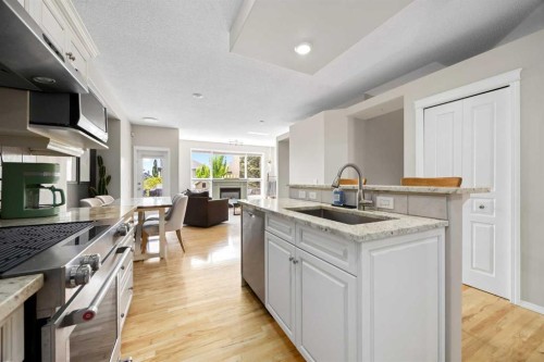 138 Cranwell Close Se, Calgary, AB - Indoor Photo Showing Kitchen With Upgraded Kitchen