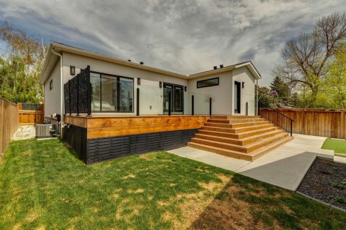 4747 26 Avenue Sw, Calgary, AB - Outdoor With Deck Patio Veranda