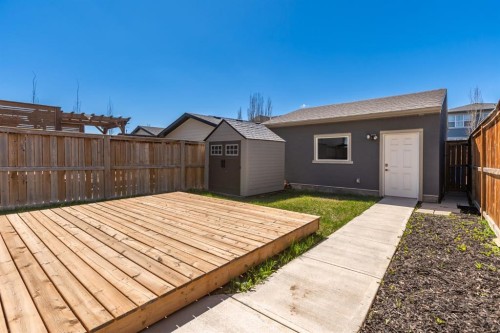 648 Mahogany Boulevard Se, Calgary, AB - Outdoor With Deck Patio Veranda With Exterior