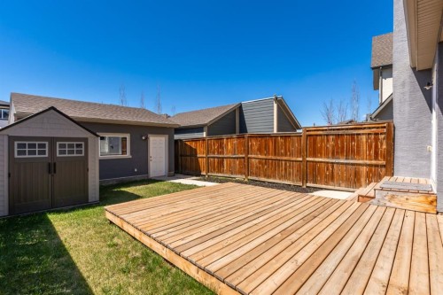 648 Mahogany Boulevard Se, Calgary, AB - Outdoor With Deck Patio Veranda With Exterior