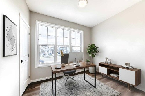 23 Magnolia Street Se, Calgary, AB - Indoor Photo Showing Office