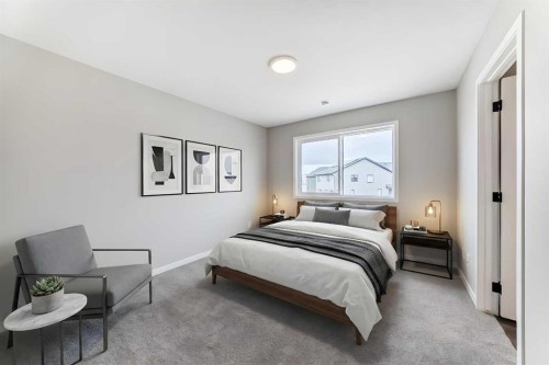 23 Magnolia Street Se, Calgary, AB - Indoor Photo Showing Bedroom