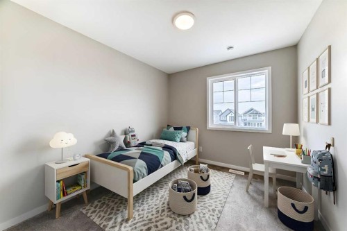 23 Magnolia Street Se, Calgary, AB - Indoor Photo Showing Bedroom