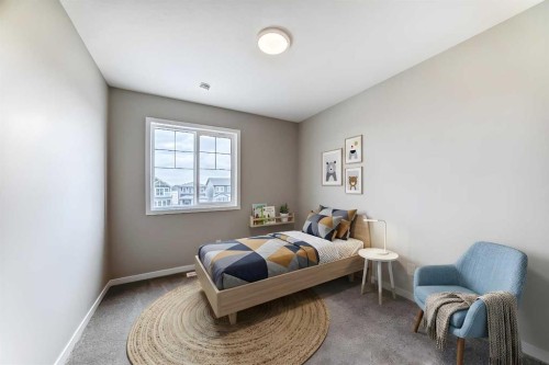23 Magnolia Street Se, Calgary, AB - Indoor Photo Showing Bedroom