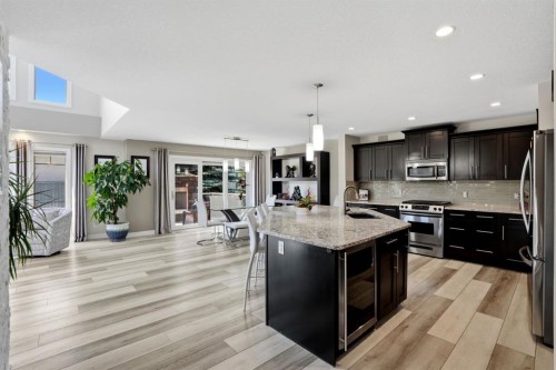 105 Cranridge Heights Se, Calgary, AB - Indoor Photo Showing Kitchen With Upgraded Kitchen