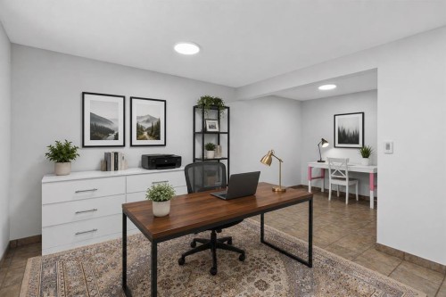 48 Shawcliffe Place, Calgary, AB - Indoor Photo Showing Office