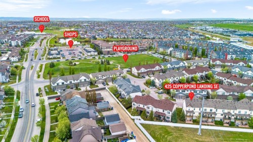 425 Copperpond Landing Se, Calgary, AB - Outdoor With View