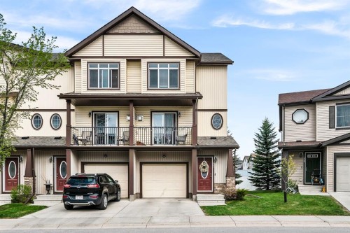 425 Copperpond Landing Se, Calgary, AB - Outdoor With Balcony With Facade