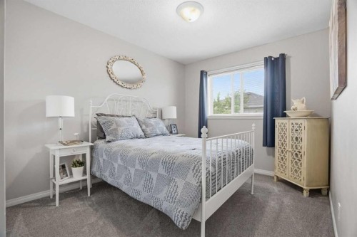 88 Chaparral Ridge Terrace Se, Calgary, AB - Indoor Photo Showing Bedroom