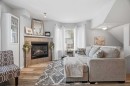 88 Chaparral Ridge Terrace Se, Calgary, AB  - Indoor Photo Showing Living Room With Fireplace 