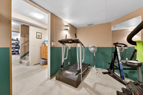 192 Arbour Wood Close Nw, Calgary, AB - Indoor Photo Showing Gym Room