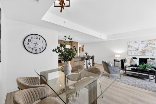 47 Waterfront Mews Sw, Calgary, AB - Indoor Photo Showing Living Room