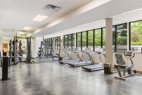 47 Waterfront Mews Sw, Calgary, AB - Indoor Photo Showing Gym Room