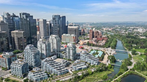 47 Waterfront Mews Sw, Calgary, AB - Outdoor With View