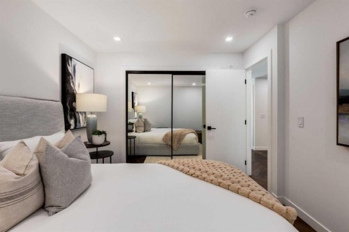 104-8445 Broadcast Avenue Sw, Calgary, AB - Indoor Photo Showing Bedroom