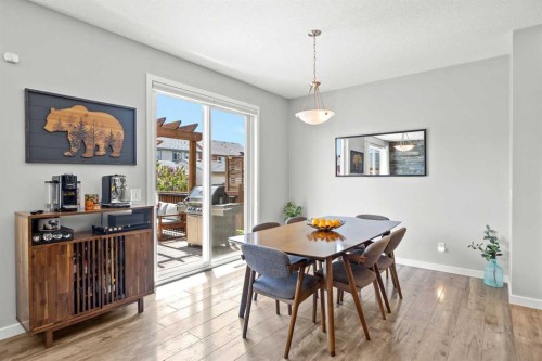123 Masters Rise Se, Calgary, AB - Indoor Photo Showing Dining Room