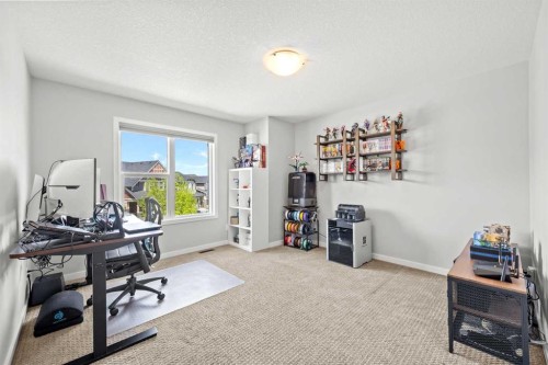 123 Masters Rise Se, Calgary, AB - Indoor Photo Showing Office
