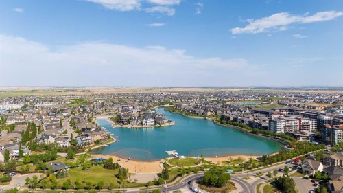 123 Masters Rise Se, Calgary, AB - Outdoor With Body Of Water With View