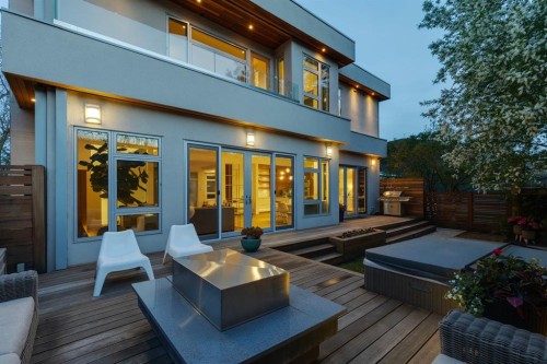 739 33A Street Nw, Calgary, AB - Outdoor With Deck Patio Veranda With Exterior