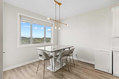 283 Belvedere Drive Se, Calgary, AB - Indoor Photo Showing Dining Room