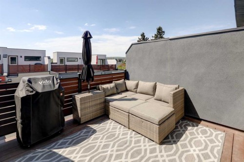 111-408 27 Avenue Ne, Calgary, AB - Outdoor With Deck Patio Veranda With Exterior