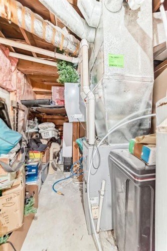 411 Abadan Place Ne, Calgary, AB - Indoor Photo Showing Basement