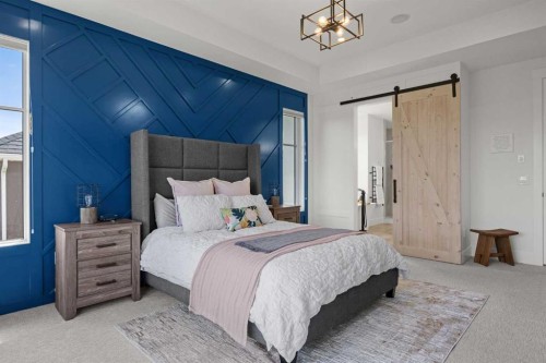 127 Kinniburgh Crescent, Chestermere, AB - Indoor Photo Showing Bedroom