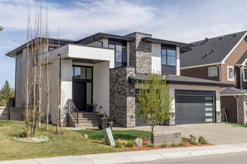 127 Kinniburgh Crescent, Chestermere, AB - Outdoor With Facade