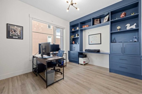 127 Kinniburgh Crescent, Chestermere, AB - Indoor Photo Showing Office