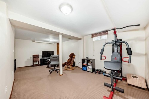 232 Macewan Ridge Close Nw, Calgary, AB - Indoor Photo Showing Gym Room