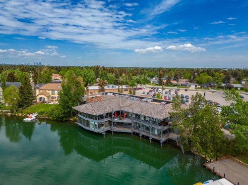 131 Lake Simcoe Court Se, Calgary, AB - Outdoor With Body Of Water With View