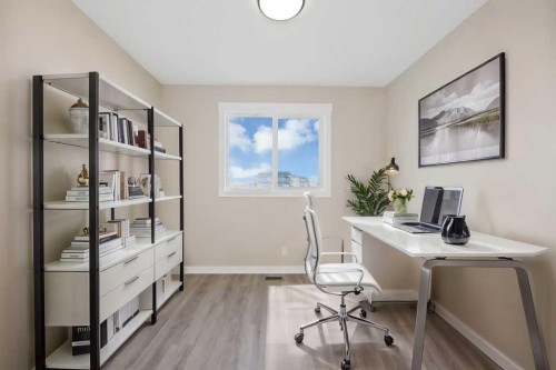 846 Chelsea Village South, Chestermere, AB - Indoor Photo Showing Office