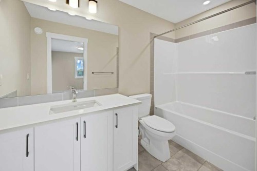 846 Chelsea Village South, Chestermere, AB - Indoor Photo Showing Bathroom