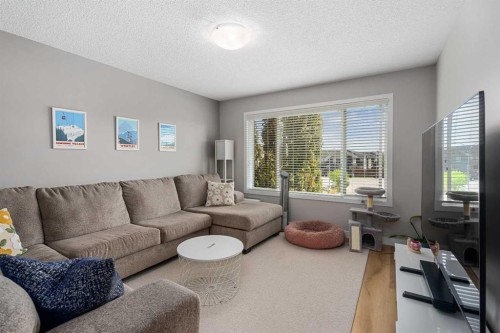 105 Sunset Common, Cochrane, AB - Indoor Photo Showing Living Room