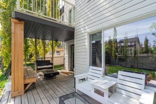 105 Sunset Common, Cochrane, AB - Outdoor With Deck Patio Veranda With Exterior