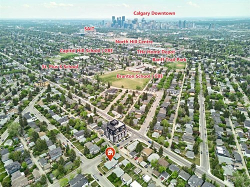 2511 22 Street Nw, Calgary, AB - Outdoor With View