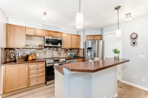142 Auburn Bay Heights Se, Calgary, AB - Indoor Photo Showing Kitchen With Stainless Steel Kitchen