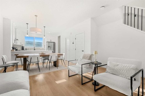 218 Aquila Way Nw, Calgary, AB - Indoor Photo Showing Living Room