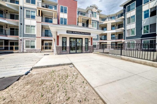 2406-15 Skyview Point Crescent, Calgary, AB - Outdoor With Balcony With Facade